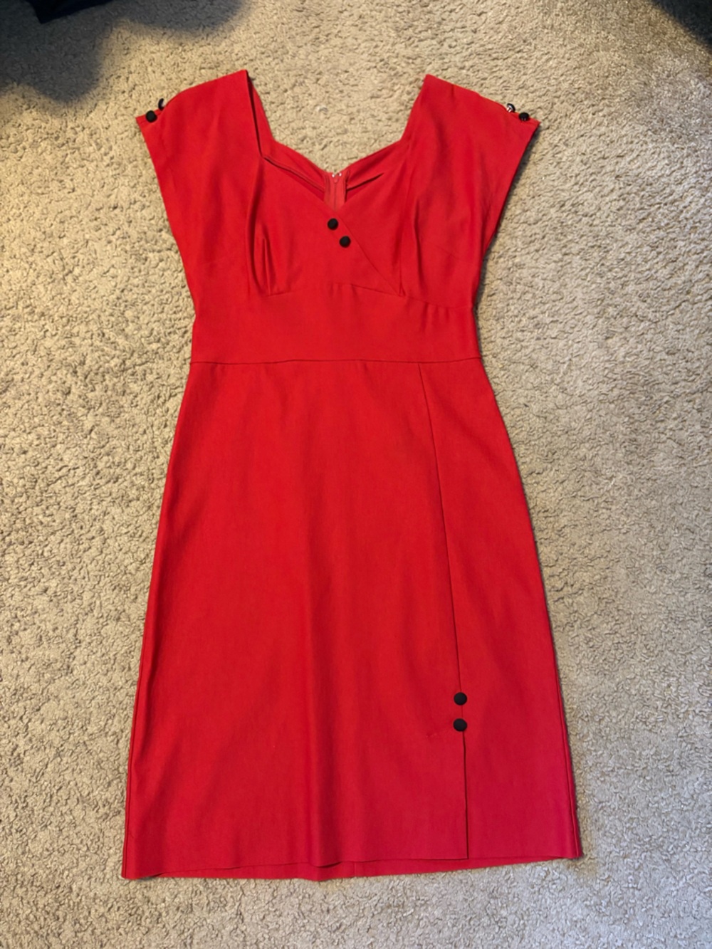 Stop Staring Women’s Red Vintage-Style Dress size S